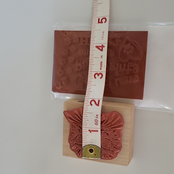 2 Stamps Cat Stamp Deep Red Cat Prints - Picture 8 of 9